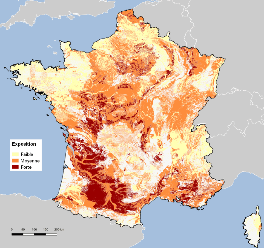 retrait gonflement géotechnique argile